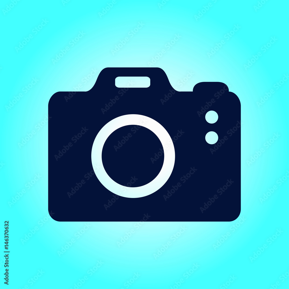 Photo camera symbol. DSLR camera sign icon. Digital camera. Flat design style. Photo camera symbol. DSLR camera sign icon. Digital camera. Flat design style.
