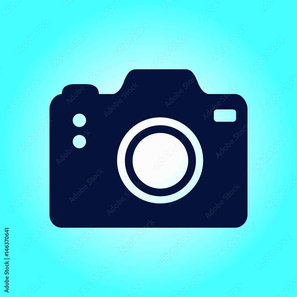 Photo camera symbol. DSLR camera sign icon. Digital camera. Flat design style. Photo camera symbol. DSLR camera sign icon. Digital camera. Flat design style.