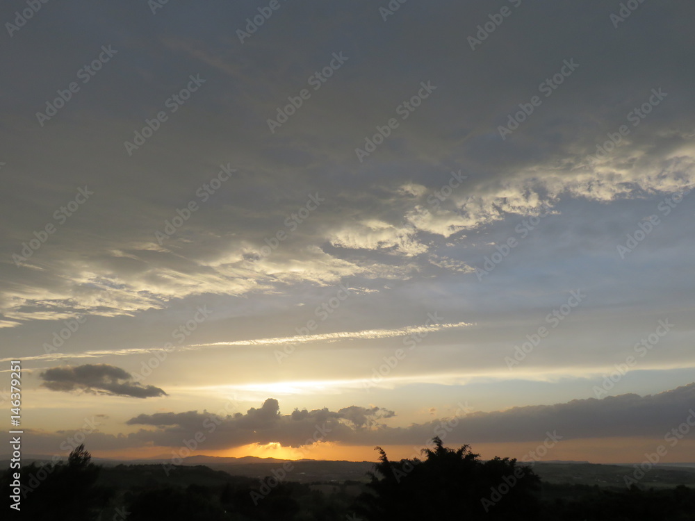 Fototapeta premium Ammasso nuvoloso