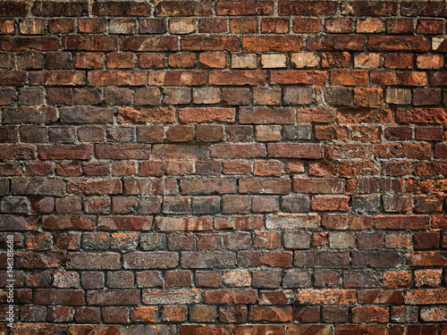 old grunge brick wall background texture for design