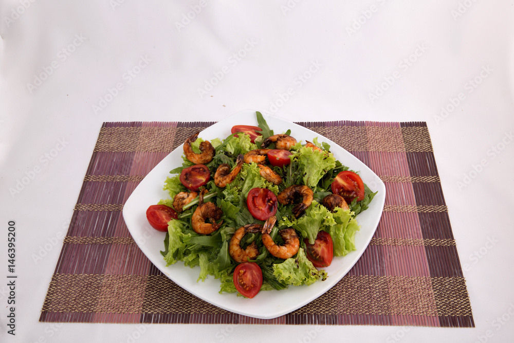 Salad with shrimp Salad with shrimp