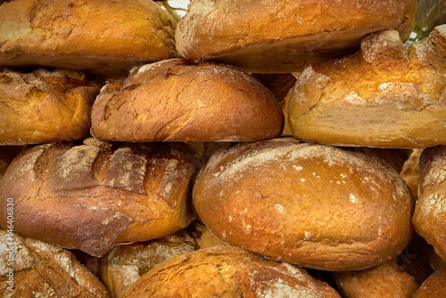 Traditional polish bread at the market square.
