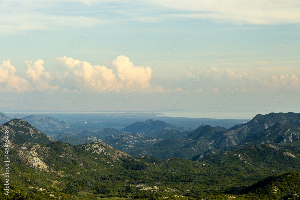 Obraz premium Montenegro. Lake of Skadar. It is one of the most beautiful lakes in Europe. Skadar Lake is the largest lake in the Balkan peninsula. It is located on the territory of Montenegro and Albania.