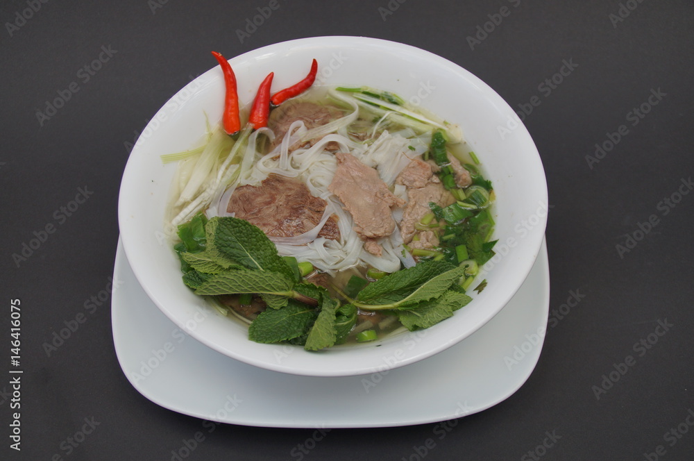 Pho Vietnamese Chinese food noodles nudeln soup suppe Pho Vietnamese Chinese food noodles nudeln soup suppe