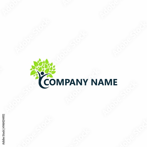 Natural Tree Logo Template