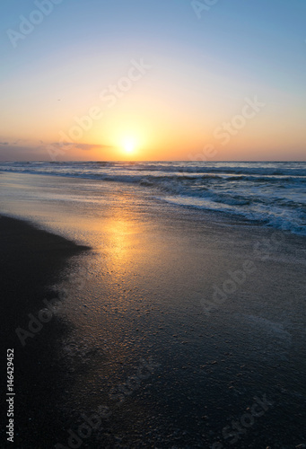 Amanecer en la playa