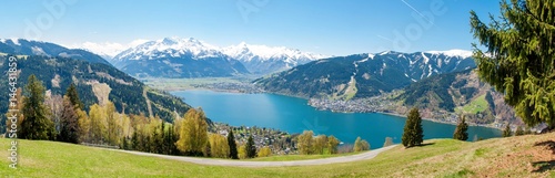 Beautiful panorama view over Zell am See photo