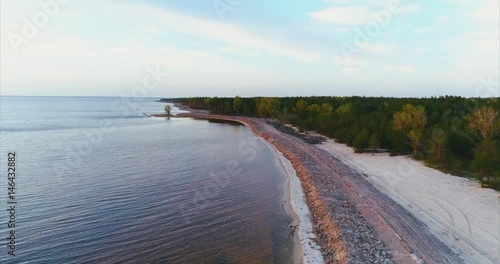 Wallpaper Mural Twelve Apostles at sunset, aerial view of Australian Coast. Torontodigital.ca