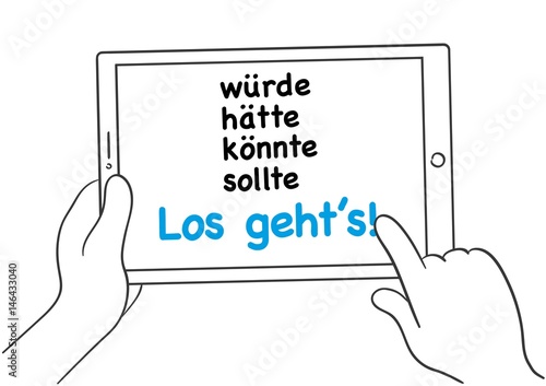 Tablet / Los gehts