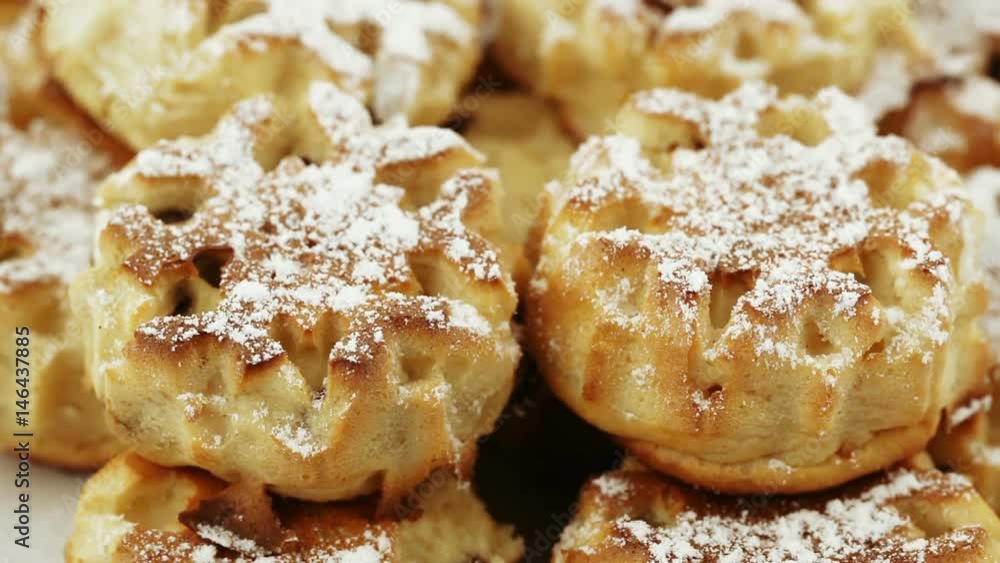 Dietary muffins with powdered sugar Dietary muffins with powdered sugar