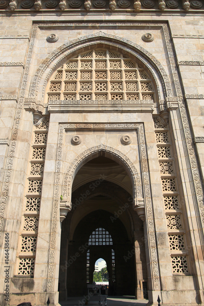 Gate way of India arch in Mumbai, India