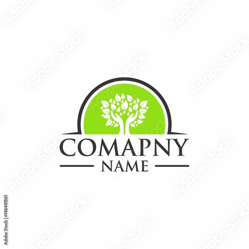 Natural Tree Logo Template