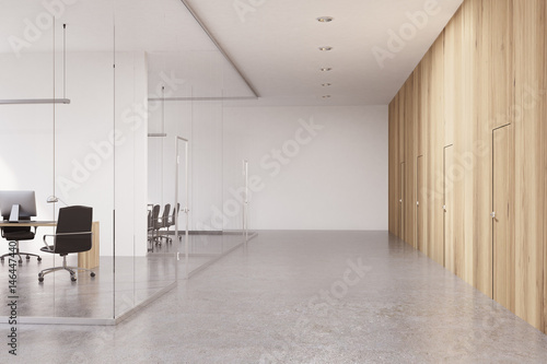Bild auf Leinwand Office corridor with CEO room