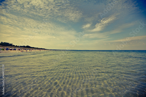 Walking close to the baltic sea. photo