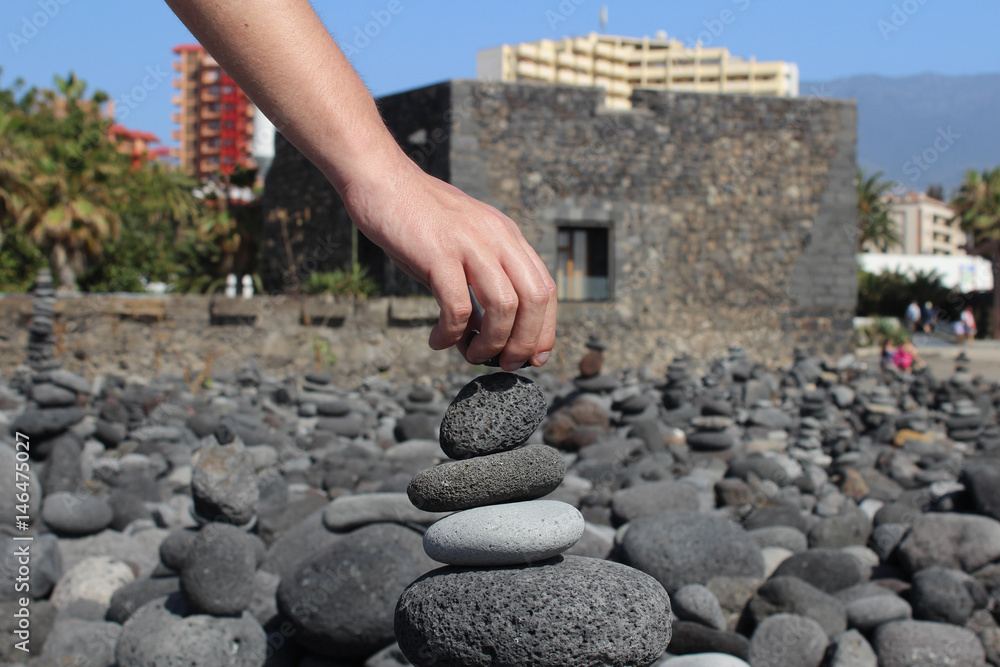 Construir cairns Construir cairns