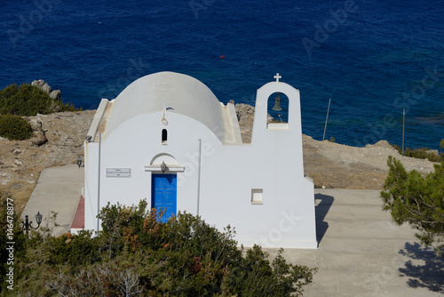 kyrka, medelhavet, karpathos, grekland