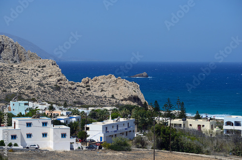 landskap, hav, karpathos, grekland