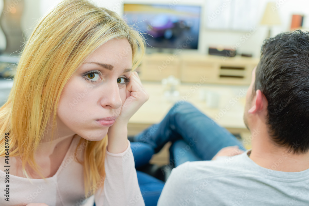 Bored girlfriend Bored girlfriend