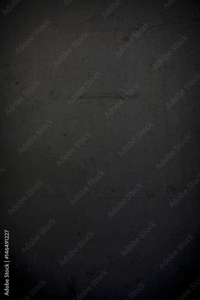 Black concrete background Black concrete background