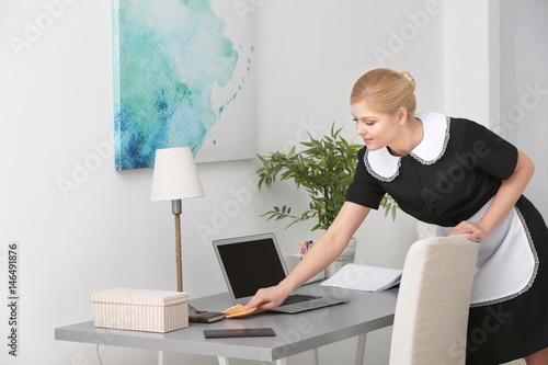 Hotel service concept. Cham...
