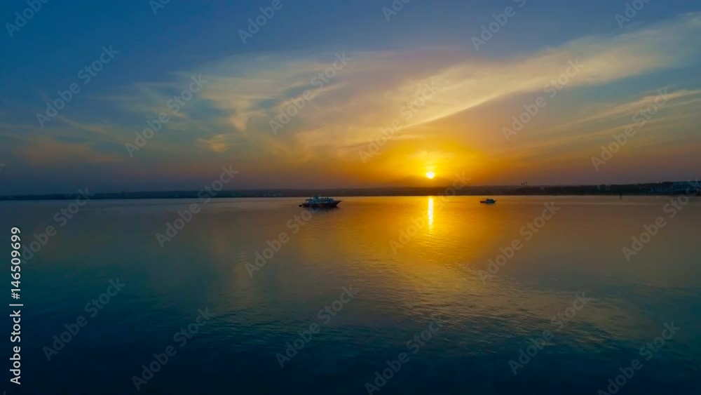 sunset of the Red Sea in Egypt. sunset of the Red Sea in Egypt.