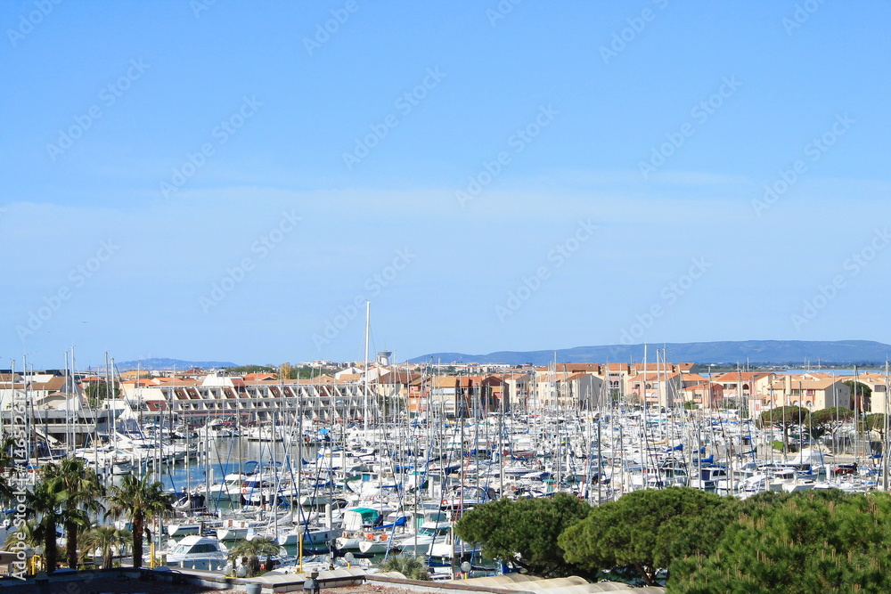 Port de plaisance de Carnon, France