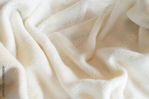 Soft Natural Cream Fabric Background