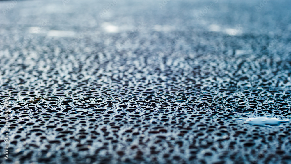Water drops on surface. Abstract background Small depth of field. Water drops on surface. Abstract background Small depth of field.