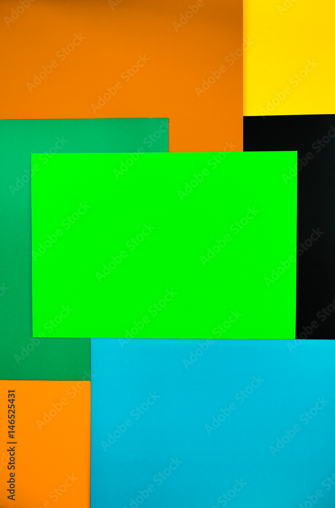 coloured cardboard on white background coloured cardboard on white background