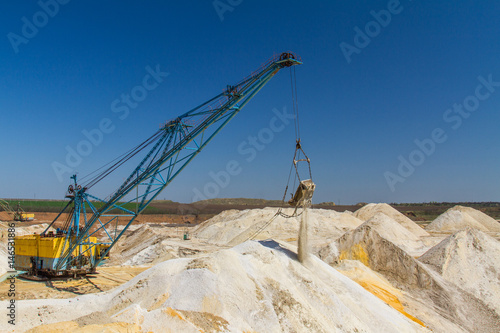 lay quarry near the town of Pology photo