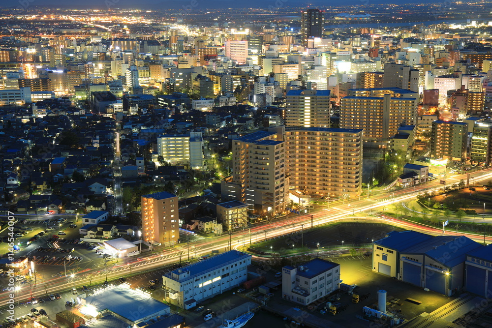 Naklejka premium 新潟夜景
