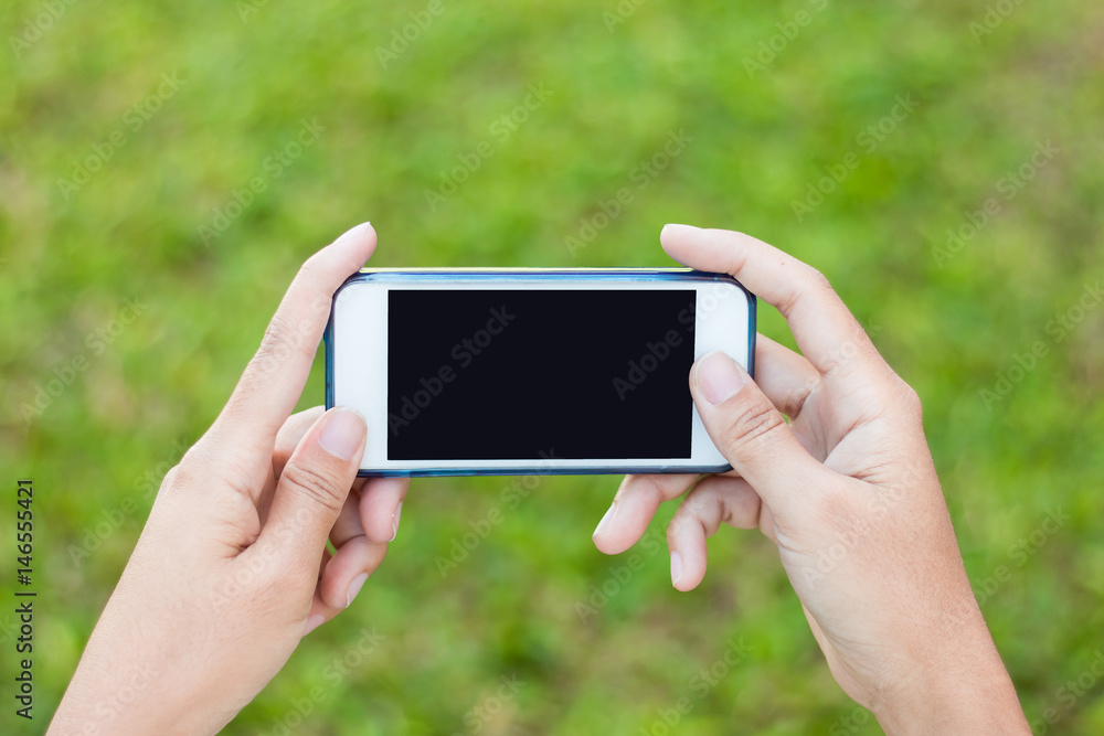 Woman using Hands playing Woman using Hands playing