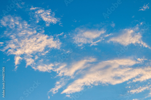 Blue sky with clouds