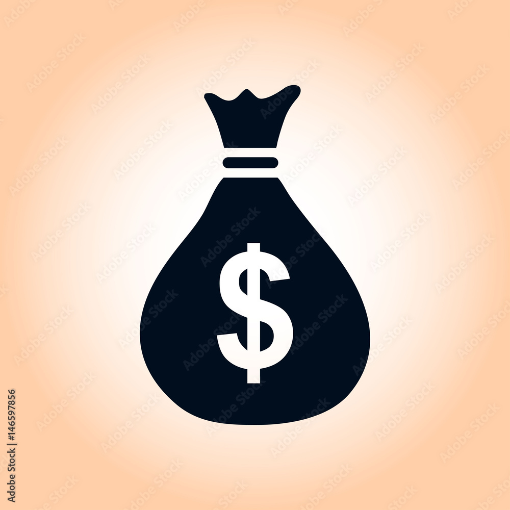 Dollar USD currency symbol. Flat design style. Dollar USD currency symbol. Flat design style.