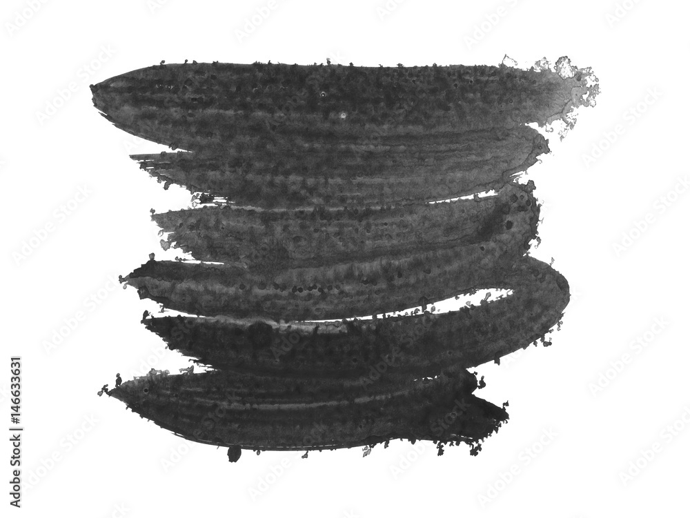 Brush stroke and texture. Smear brush on a white background. Brush stroke and texture. Smear brush on a white background.