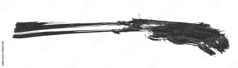 Brush stroke and texture. Smear brush on a white background. Brush stroke and texture. Smear brush on a white background.