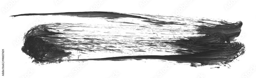 Brush stroke and texture. Smear brush on a white background. Brush stroke and texture. Smear brush on a white background.