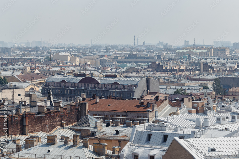 St. Petersburg. View from the colonnade of St. Isaac's Cathedral. Russia.