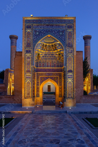 Gur-e-Amir, mausoleum of the Asian conqueror Timur, in Samarkand, Uzbekistan