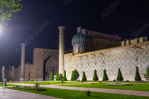 Registan, central square of Samarkand, Uzbekistan