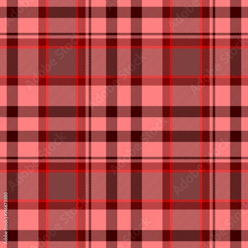 check diamond tartan plaid fabric seamless pattern texture background - strawberry red, pink and brown color