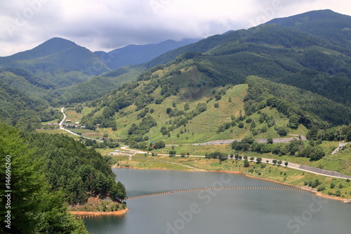 Wallpaper Mural 川上牧丘林道と琴川ダム Torontodigital.ca