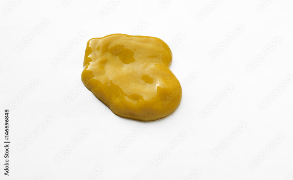 mustard sauce isolated on white mustard sauce isolated on white