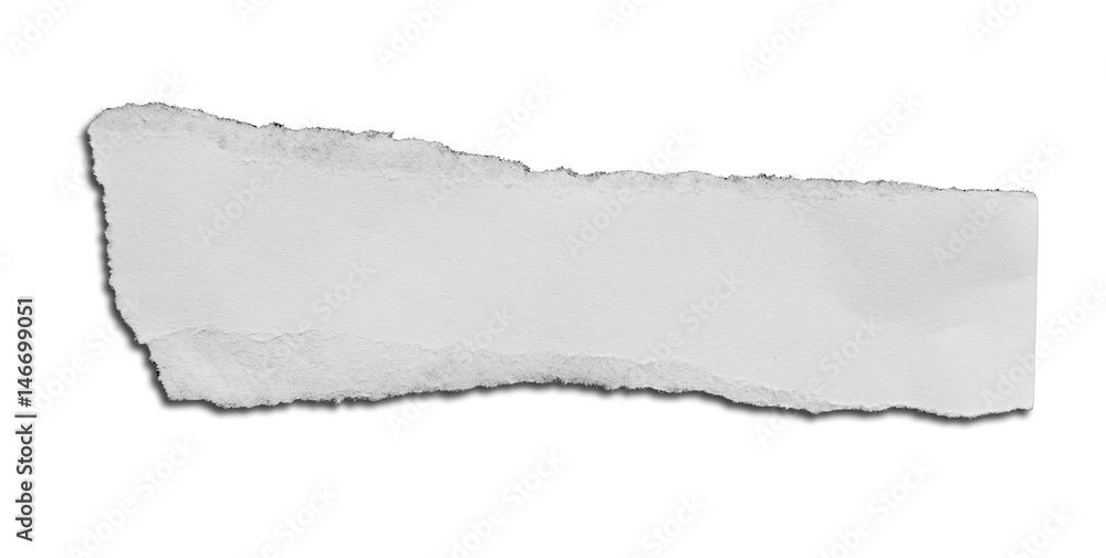 Naklejka premium Piece of torn paper, space for copy