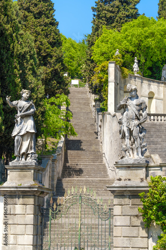 padova monselice veneto italy staircase photo