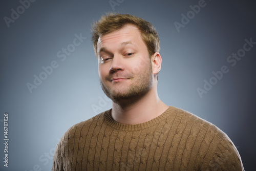 Arrogant bold self important stuck up man with napoleon complex