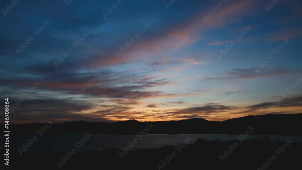 Time Lapse the clouds motion on sky with dawn light in morning Time Lapse the clouds motion on sky with dawn light in morning