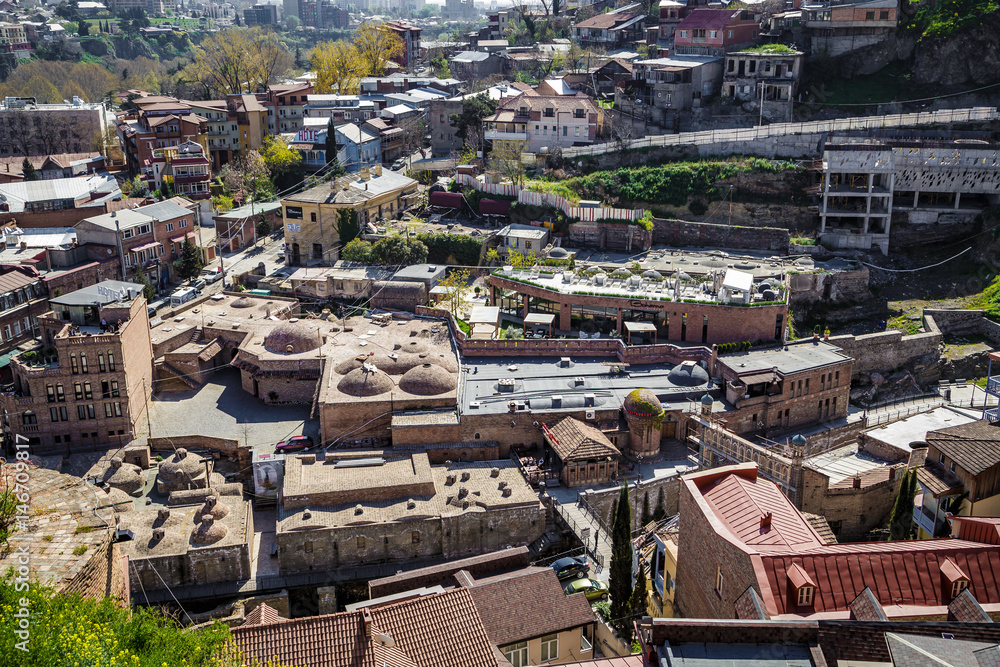 District with baths in Tbilisi