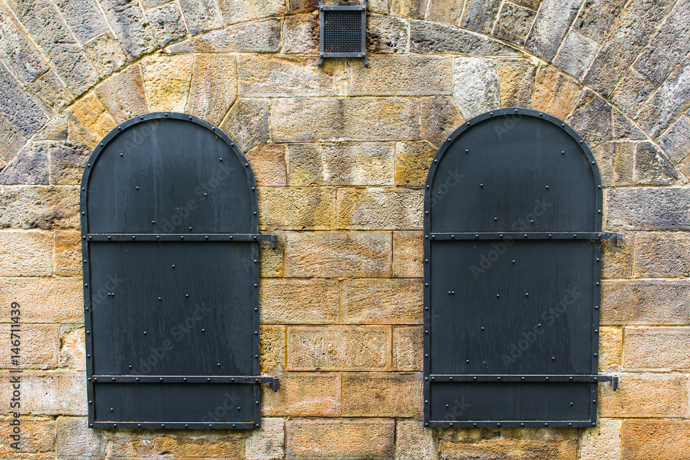 Eiserne Schlagläden Bergfestung Königstein