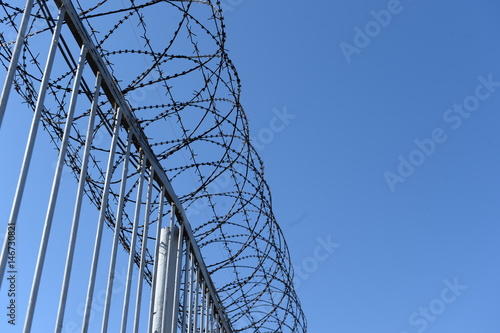 Prison. Typical landscape of the prison. Russian Penal System.
 